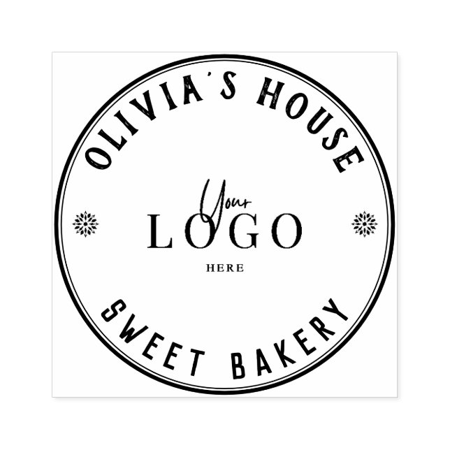 Carimbo De Borracha Logotipo personalizado grande (Impressão)