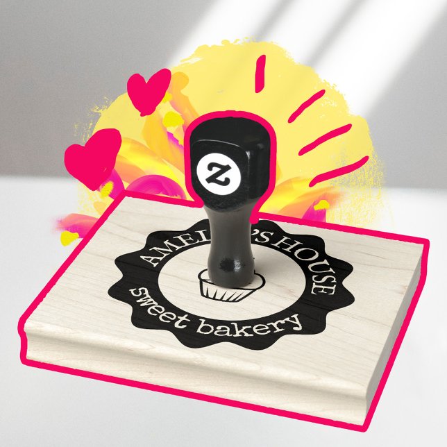 Carimbo De Borracha Logotipo personalizado grande personalizado (Criador carregado)