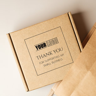 Carimbo De Borracha Logotipo Personalizado Obrigado