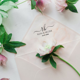 Carimbo De Borracha Logotipo Simples de Monograma