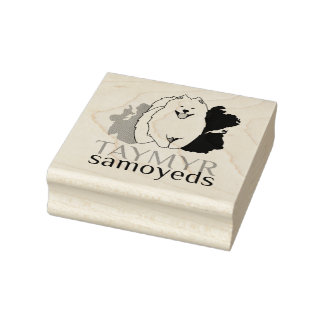 Carimbo De Borracha logótipo Taymyr Samoyeds