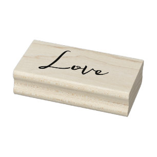 Carimbo de Borracha LOVE 1"x2.5" / Ditto