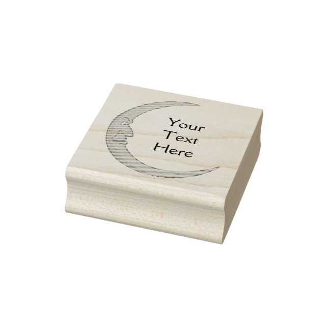 Carimbo De Borracha Lua (Carimbo)