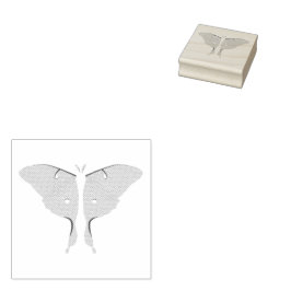 Carimbo De Borracha Luna Moth