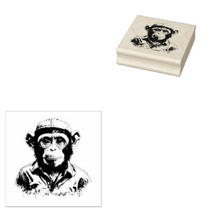 Carimbo De Borracha Macaco