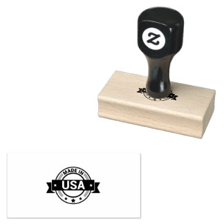 Carimbo De Borracha MADE IN USA Professional Style Jet Black Country 