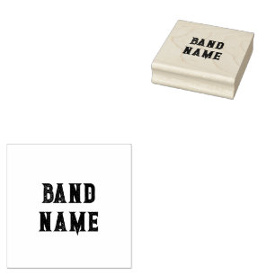 Carimbo De Borracha Mala de Banda Personalizada