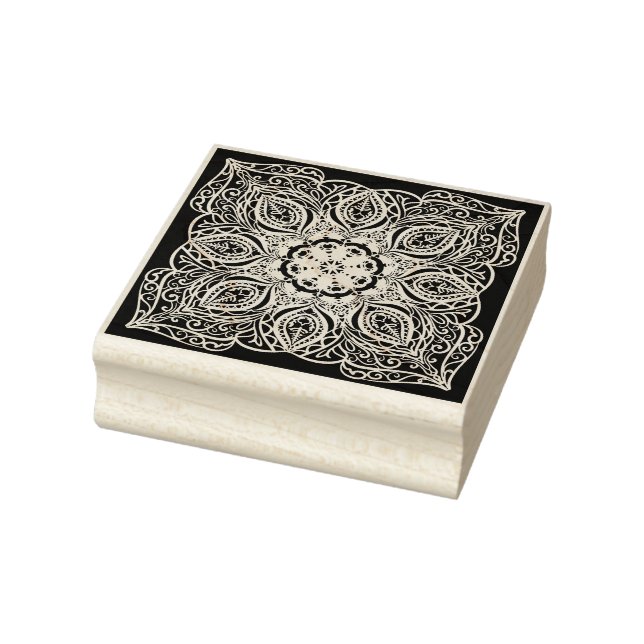 Carimbo De Borracha Mandala (Carimbo)