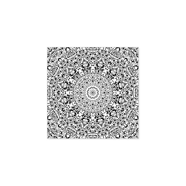 Carimbo De Borracha Mandala (Impressão)