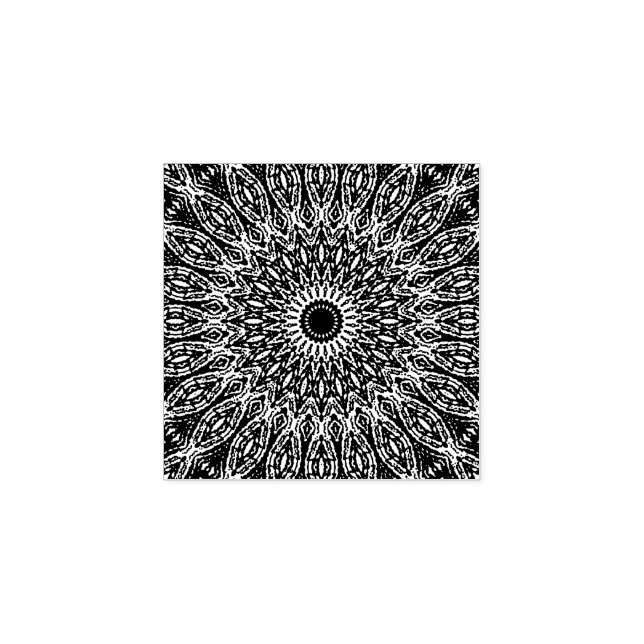 Carimbo De Borracha Mandala (Impressão)