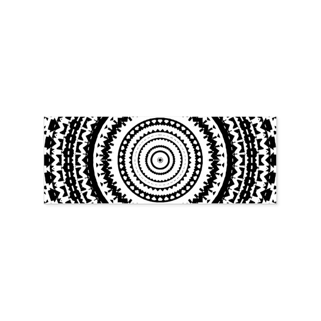 Carimbo De Borracha Mandala (Impressão)