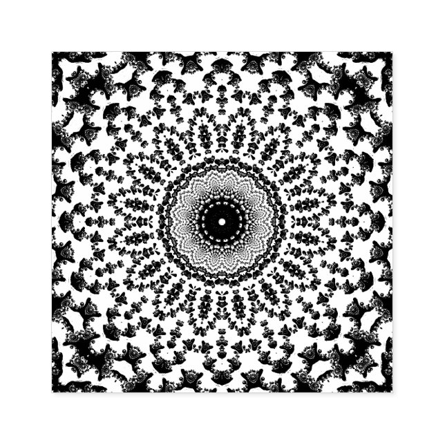 Carimbo De Borracha Mandala (Impressão)