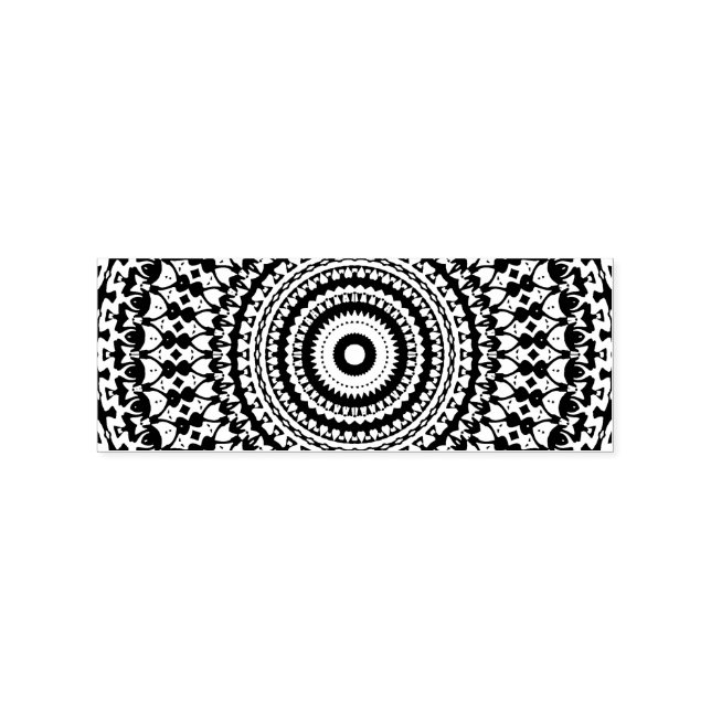 Carimbo De Borracha Mandala (Impressão)
