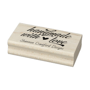 Carimbo De Borracha Manuscrito com Love Vintage Script