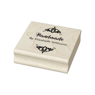 Carimbo De Borracha Manuscrito elegante