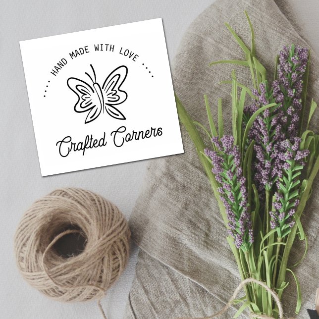 Carimbo De Borracha Mão Personalizada feita com amor (Criador carregado)