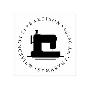 Carimbo De Borracha máquina de costura VOLTAR RETORNO ENDEREÇO Borrach