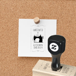 Carimbo De Borracha Máquinas De Costura De Vintagem Simples