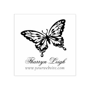 Carimbo De Borracha Marca Chic Butterfly Profissional moderno