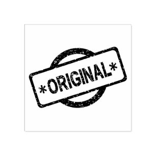 Carimbo De Borracha Marca circular do logotipo original em relevo