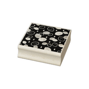 Carimbo De Borracha Marinho Blue Lemon Art - Refrescando o Citrus Desi