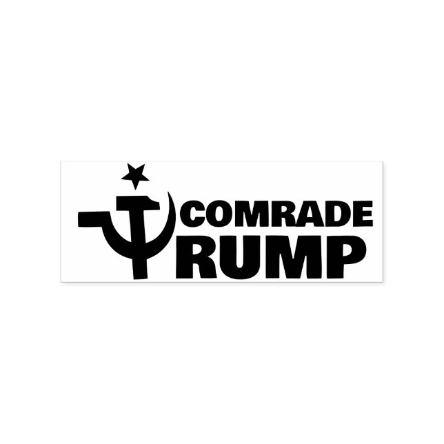 Carimbo De Borracha Martelo e foice "Donald Trump" (Impressão)