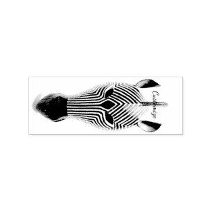 Carimbo De Borracha máscara de zebra africana Thunder_Cove