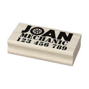 Carimbo de borracha mecânico Joan