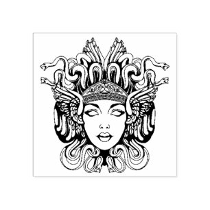 Carimbo De Borracha Medusa