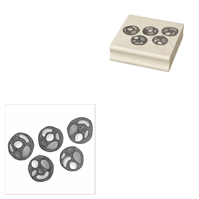 Carimbo De Borracha Mendentes de amêndoa de chocolate Chocolfataking C (Carimbado)