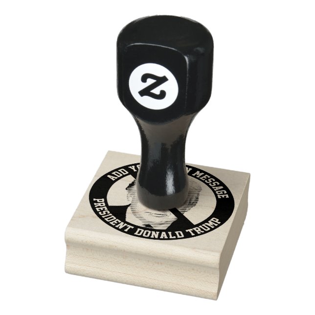 Carimbo De Borracha MENSAGEM PERSONALIZADA Sem Donald Trump (Carimbo)