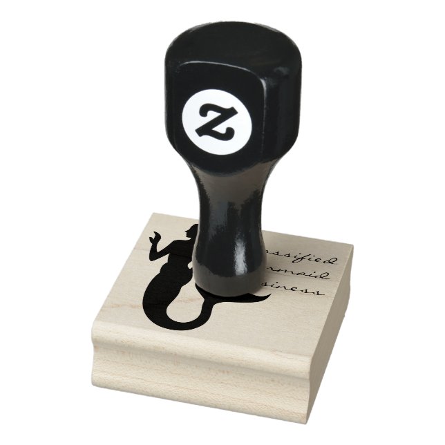 Carimbo De Borracha Mermaid Business Sea Girl (Carimbo)