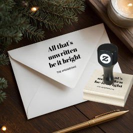 Carimbo De Borracha Minimalist Custom Christmas