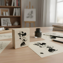 Carimbo De Borracha Minni Rubber Stamp