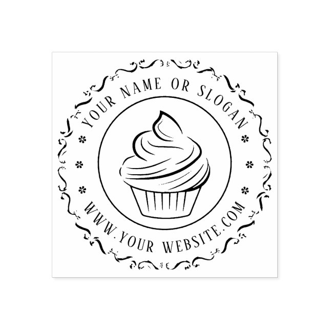 Carimbo De Borracha Moderno | Crie o seu próprio selo de borracha (Impressão)