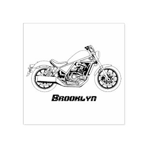 Carimbo De Borracha motocicleta legal