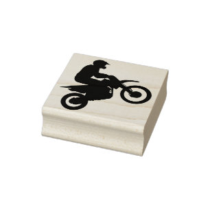 Carimbo De Borracha Motocicleta/motocross da bicicleta da sujeira