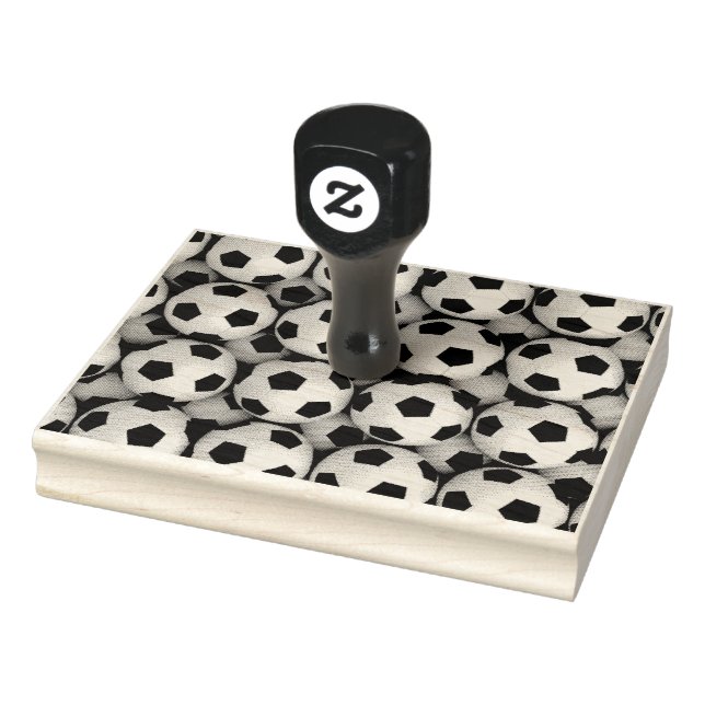 Carimbo De Borracha muitas bolas de futebol (Carimbo)