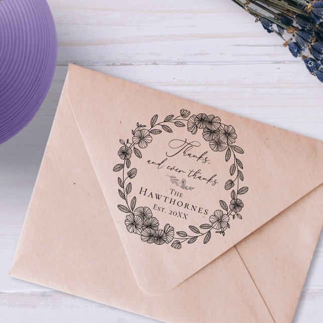 Carimbo De Borracha Muito Obrigado, Elegante Citação De Shakespeare Bo (Criador carregado)