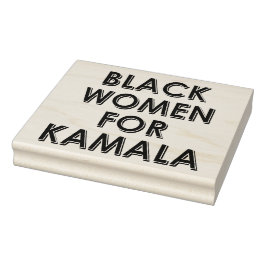 CARIMBO DE BORRACHA MULHERES NEGRAS PARA KAMALA
