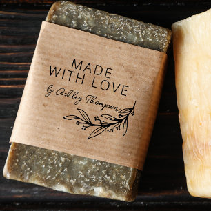 Carimbo De Borracha Na moda Greenery Personalizado Por