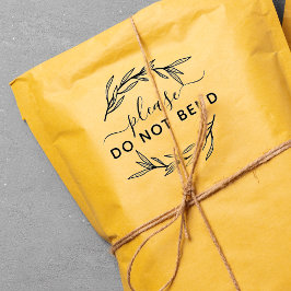 Carimbo De Borracha Não Dobre as Folhas de Laurel