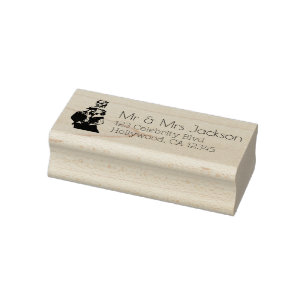 Carimbo De Borracha Natais vintages Casal Art