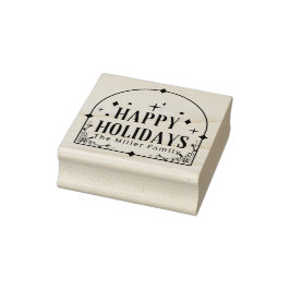 Carimbo De Borracha natal de festa de tarô moderno