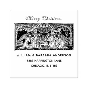 Carimbo De Borracha Natal Natividade Jesus Mary Joseph Angels