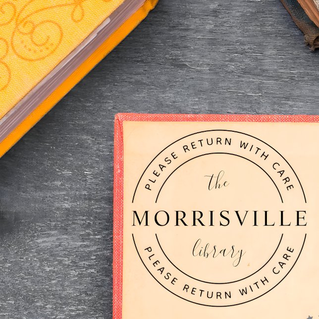 Carimbo De Borracha Nome da biblioteca | Alfândega A Partir Da Bibliot (Criador carregado)