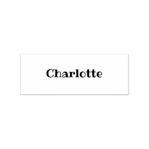 Carimbo De Borracha Nome da criança, de volta à escola, suprimentos es