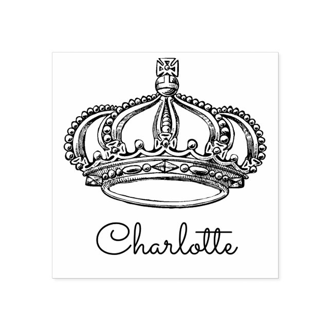 Carimbo De Borracha Nome de Assinatura Personalizada com Arte Cruzada  (Impressão)