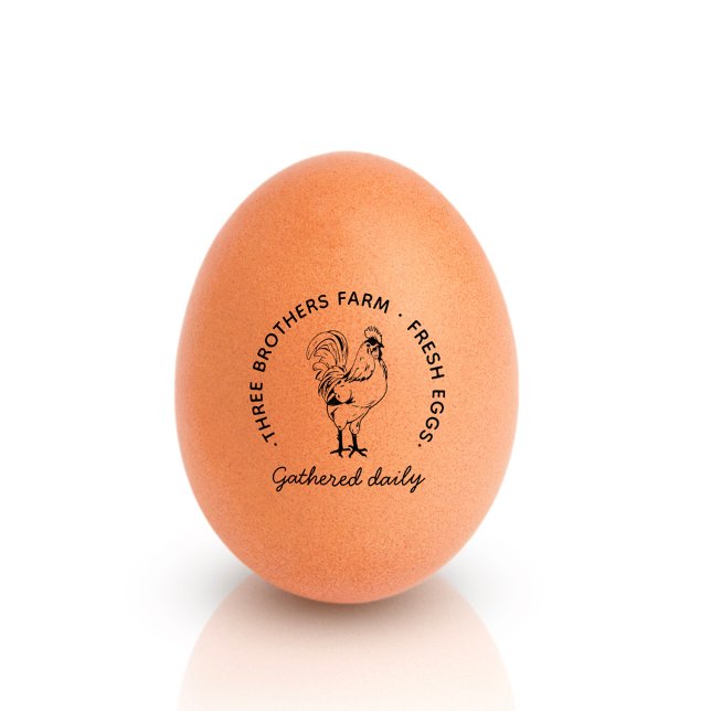 Carimbo De Borracha Nome de Fazenda Personalizado Rústico com Estilo | (Criador carregado)