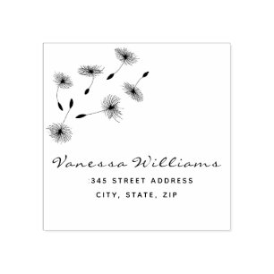 Carimbo De Borracha Nome do Script do Endereço de Devolução Russo Crie